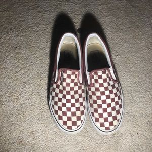 Maroon Slip-on Vans